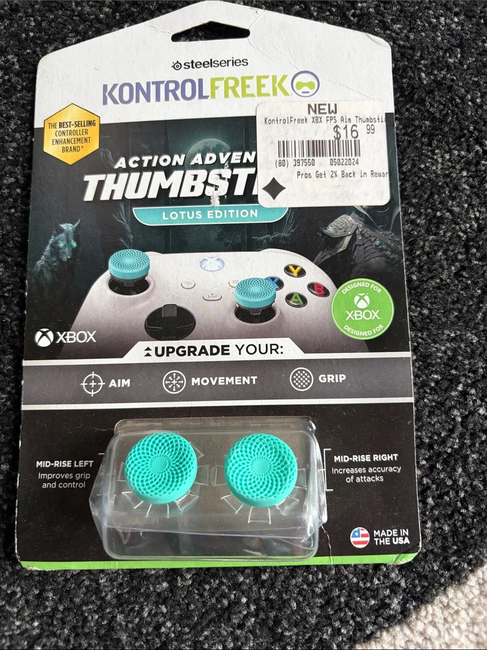 KontrolFreek Lotus Edition Thumbstix for Xbox - Teal